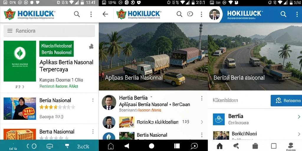 Tampilan antarmuka HOKILUCK yang bersih dan informatif.