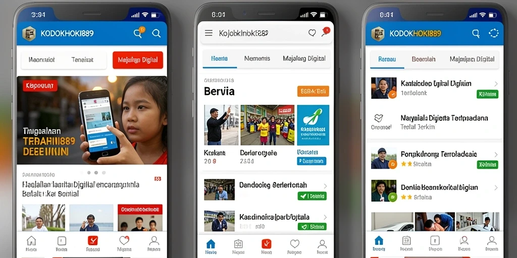 Tampilan antarmuka KODOKHOKI889 yang menarik dan berfungsi.