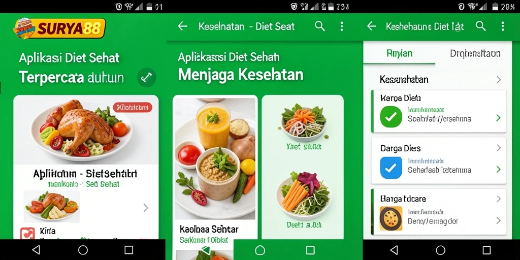 Tampilan antarmuka utama aplikasi SURYA88 yang intuitif dan menarik.