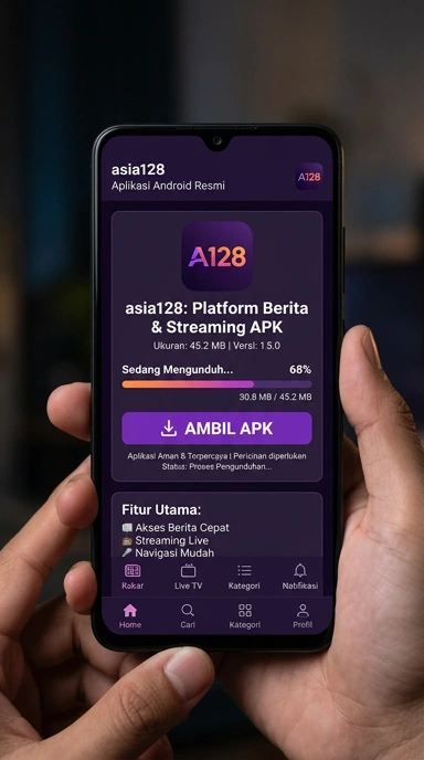 Unduh dan Instalasi APK asia128 untuk Android